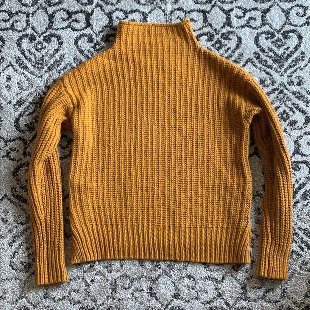 Madewell mock-neck side-button sweater - Picture 4 of 4